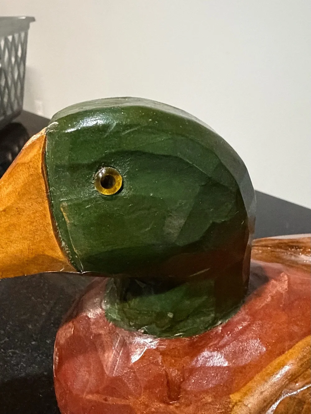 Wooden Carved Duck